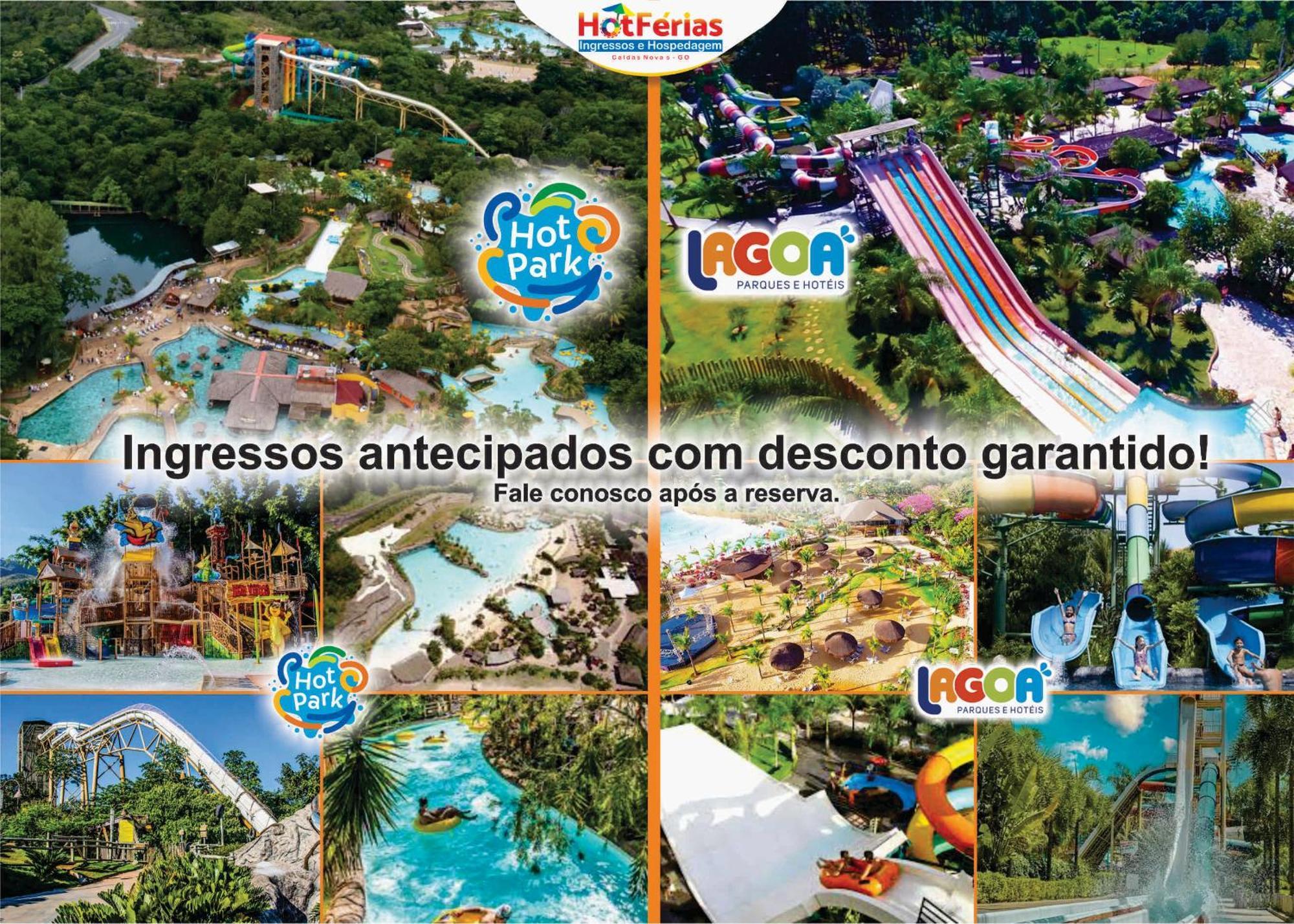 Flat Paradise, Piscinas Termais, Proximo Ao Centro - Hotferias Caldas Novas Extérieur photo