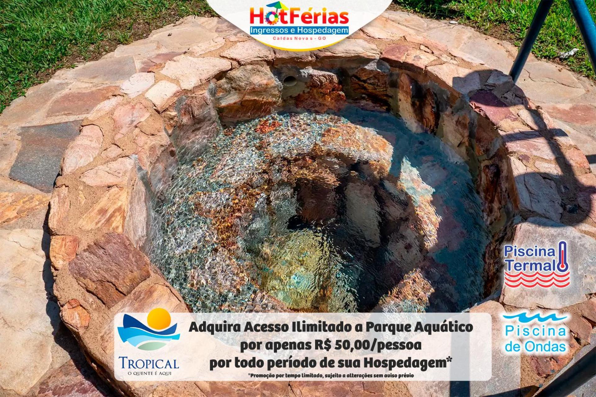 Flat Paradise, Piscinas Termais, Proximo Ao Centro - Hotferias Caldas Novas Extérieur photo